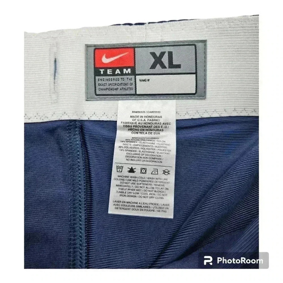 Nike Men's Open Field Football Pants Navy/White # 615745/420 NWT Choose Size - Picture 5 of 9